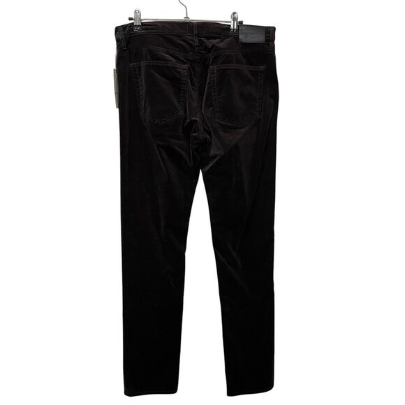 Citizens of Humanity NWT London Velvet Jeans Men’s Size 32 Brown Slim Tapered - Picture 3 of 13